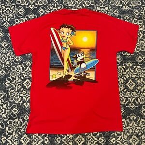 Y2K BettyBoop Boop Surf TEE size Medium